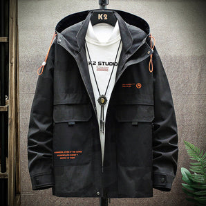 Men's Workwear Hooded Jacket