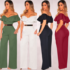 Sexy Falbala Jumpsuits